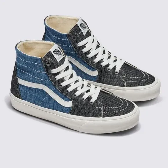 Vans Shoes Vans Sk8hi Tapered Threaded Denim Sneaker Rare